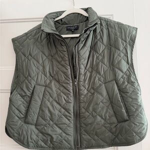Current Air Olive Quilted Vest